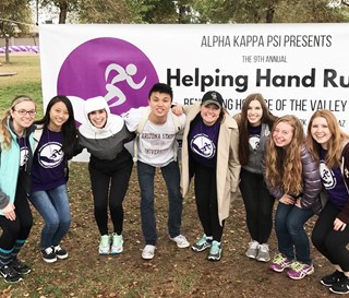 Alpha Kappa PSI Helping Hand Fun Run