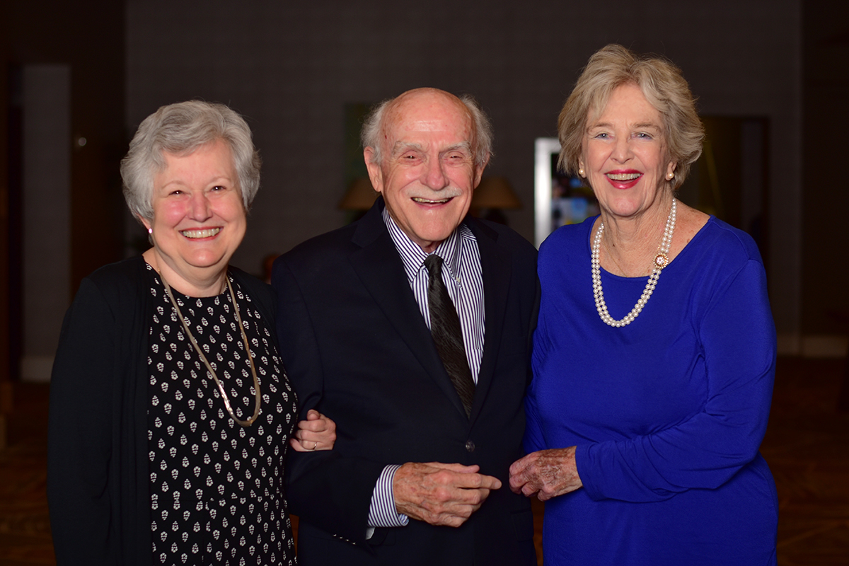 Hospice of the Valley founders Blanche Hopkins Wenge, the Rev. Q. Gerald Roseberry and Mary-Audrey Mellor