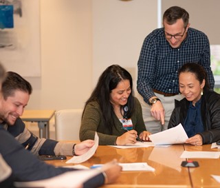 Dr. Ned Stolzberg teaches class of 2020 Palliative Care fellows