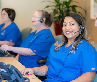Your Health Connection call center nurses taking phone calls