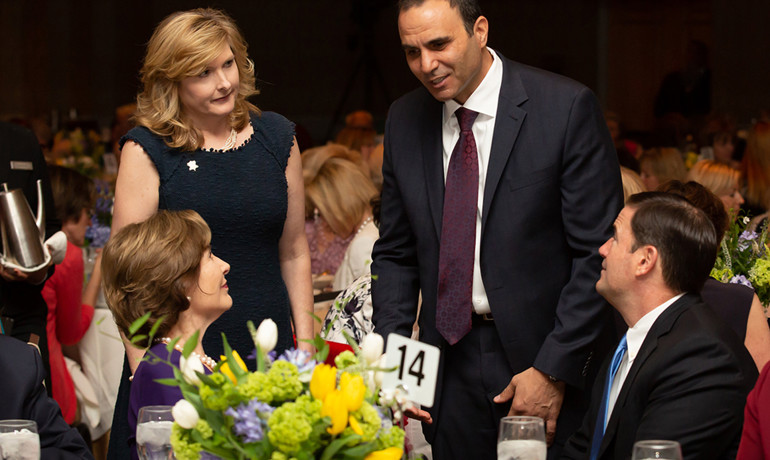 Debbie Shumway, Paul Penzone, Laura Bush, Gov. Doug Ducey