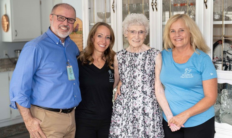 Avinel nurse with patients